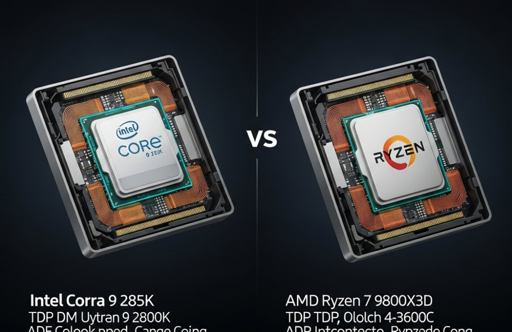 Intel Core Ultra 9 285K vs. AMD Ryzen 7 9800X3D: A Clash of Gaming Titans