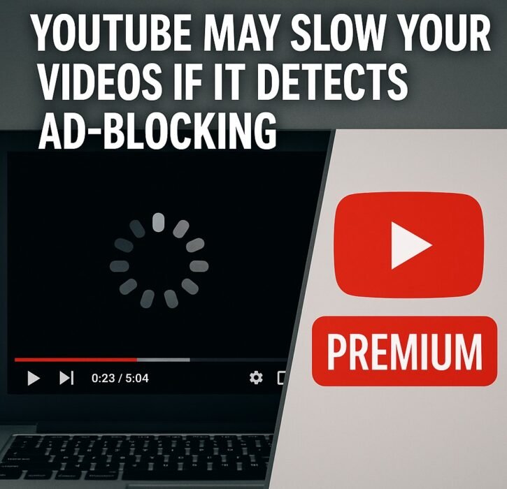 YouTube May Slow Your Videos if It Detects Ad‑Blocking